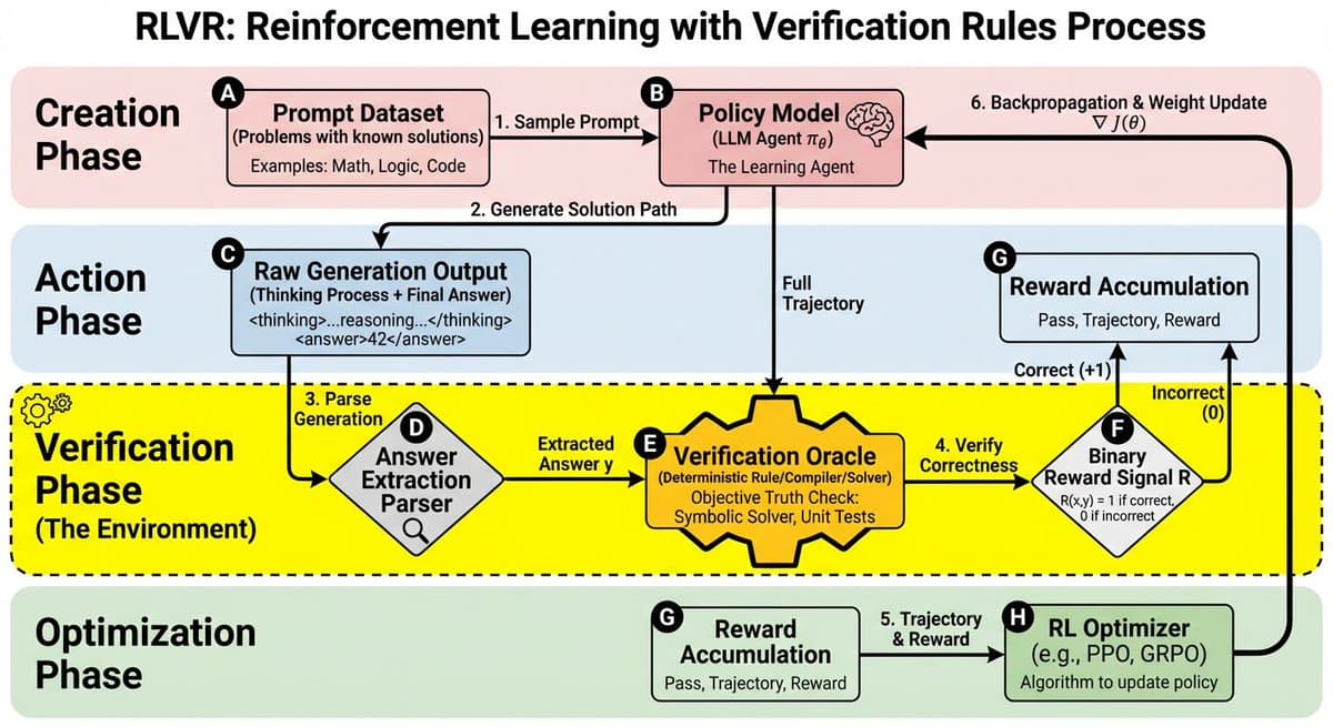 RLVR block diagram Prompt